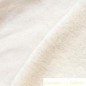 Natural Organic Cotton Sherpa Fabric - 400 GSM - Knit in the USA