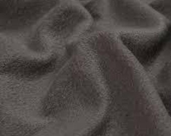 Charcoal Microfleece Fabric - 250 GSM