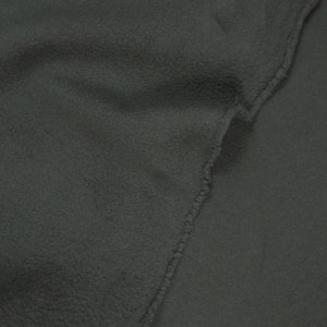 Graphite Organic Cotton Fleece Fabric - 300 GSM - Grown in the USA