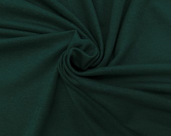Evergreen Bamboo Stretch French Terry Fabric