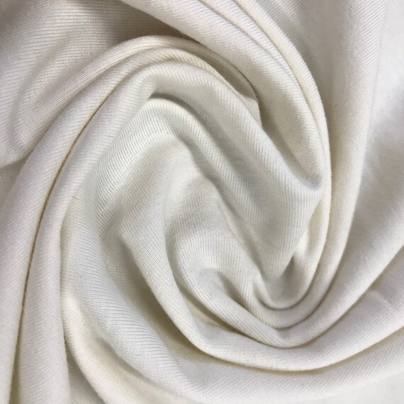 Hemp Organic Cotton Spandex Jersey 240 gsm - Natural Hemp Organic Cotton Spandex Jersey 240 gsm - Natural