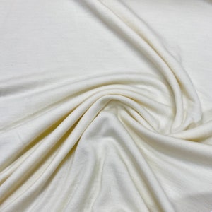 Natural 100% Merino Wool Interlock - 235 GSM - Washable