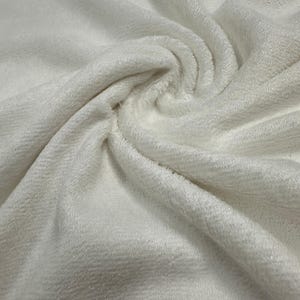 Off-White Premium Bamboo Towel Terry Fabric - 430 GSM