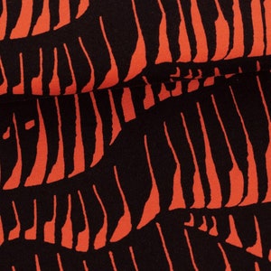 Northern Lights on Rust Organic Cotton/Spandex Jersey