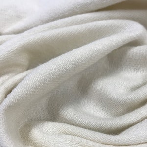 Bamboo Hemp Stretch French Terry Fabric- 320 GSM