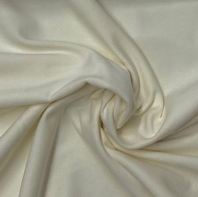 Ivory Tencel/Organic Cotton/Spandex Jersey - 250 GSM image 1