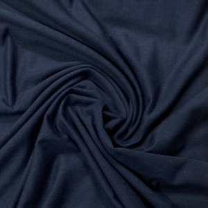 Marine Bamboo/Merino Wool Stretch Fleece