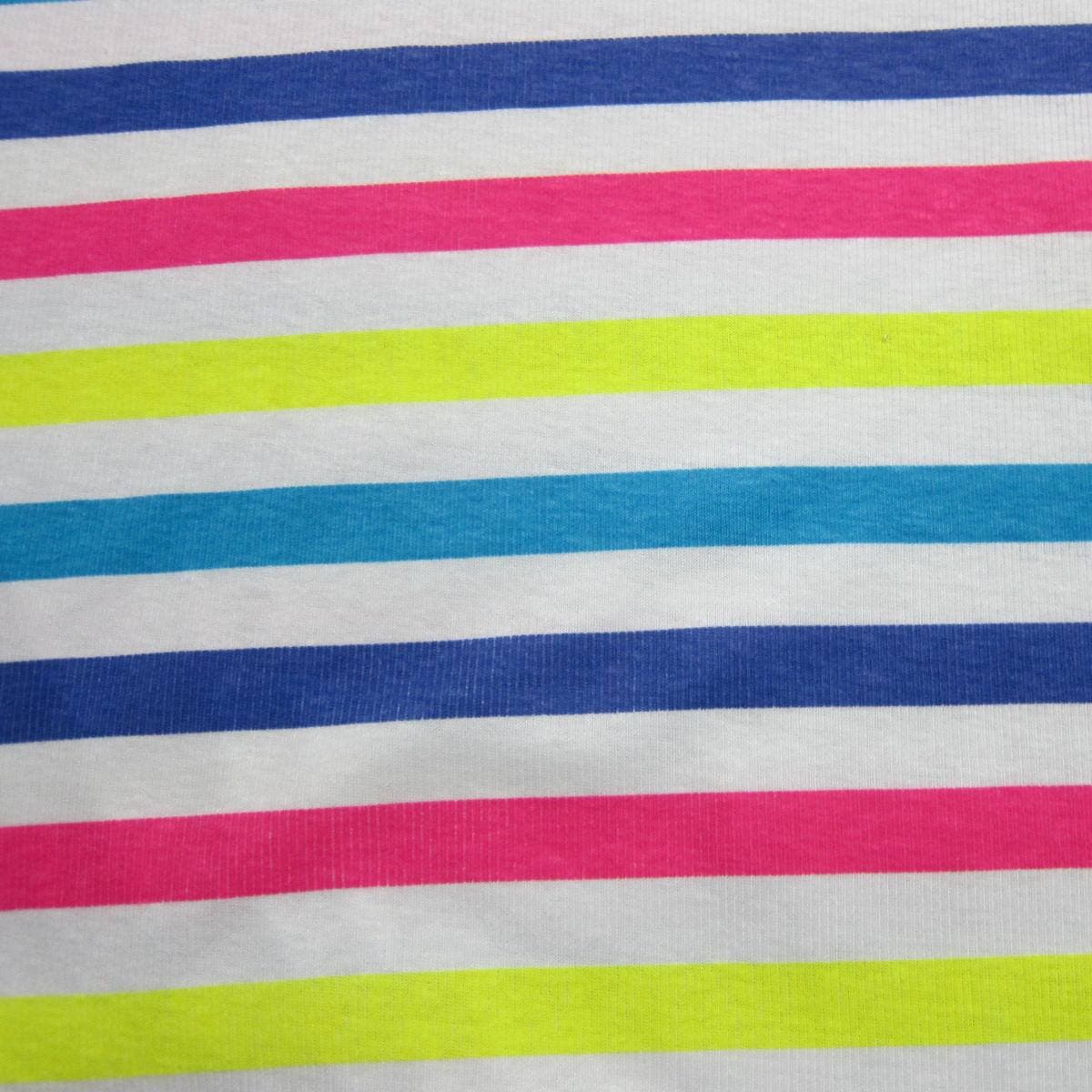 Rainbow Stripe 2x2 Cotton Rib - Etsy
