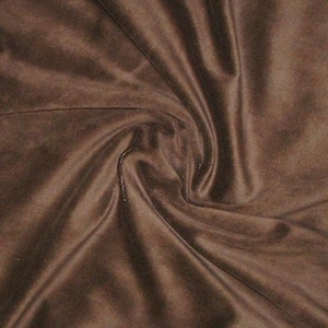 Brown Cotton Velour