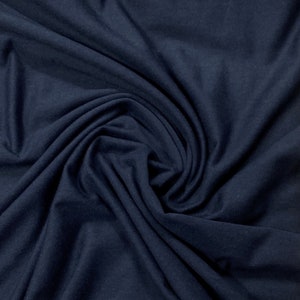 Marine Bamboo Stretch French Terry Fabric