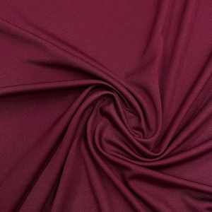 Burgundy Polyester Athletic Wicking Jersey Fabric