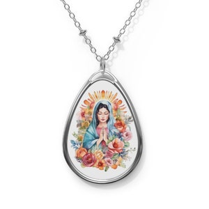 Collar Oval Nuestra Señora de Guadalupe