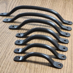 Wrought Iron Cabinet Pulls, authentic farmhouse cabinet pulls, farmhouse kitchen decor, iron knobs and pulls, hand forged cabinet pull, 0602 image 8