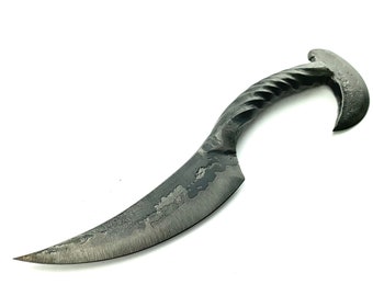 Unique gift for men, double bladed knife, Unique Knives for Collectors, cool gift for men, Knife collector gift, Railroad Spike Knife, K5