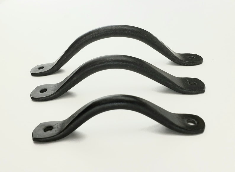 Farmhouse Pulls Wrought Iron Pulls Black Iron Pulls Etsy