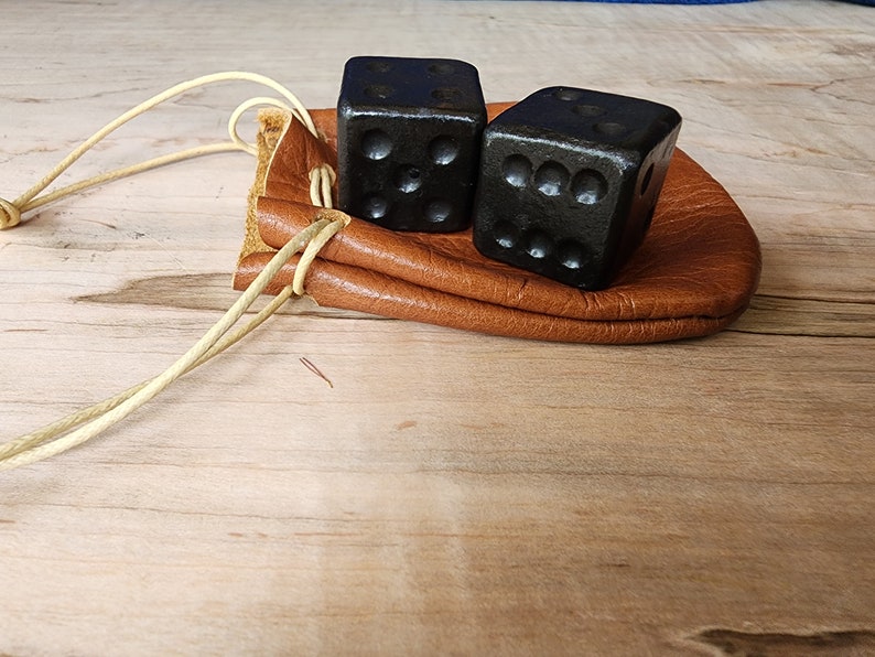 Game Dice, novelty dice, 6th anniversary gift, 11th anniversary gift, dice games, gift for game lovers, board games, Oversized Iron Dice, D1 image 5