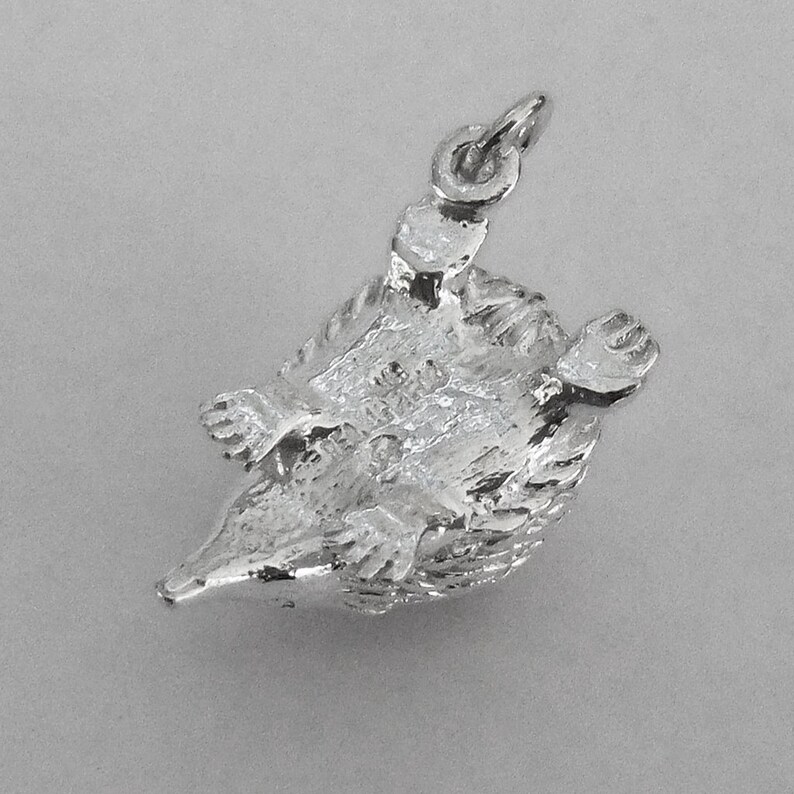 Echidna Charm .925 Sterling Silver Australian Animal Wildlife