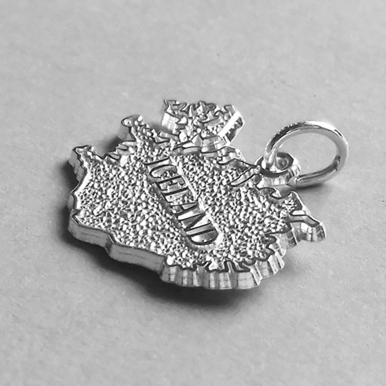 Iceland Map Of Sterling Silver Bracelet Charm Solid .925 Etsy