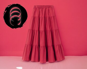 Beachwear Maxi Skirts | Comfortable Long Bottoms | Women's Boho Clothing
