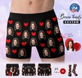 Personalized Underwear for Men, Custom Boxers with Picture, Underwear with Photo, Personalized Socks, Face on Socks, Boyfriend Husband Gift