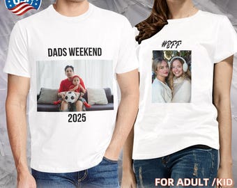 Custom Photo Shirt, Custom Your Text T-Shirt, Custom Picture Shirt, Personalized Photo Print Tee, Custom Printing T-Shirt, Family Shirt Gift