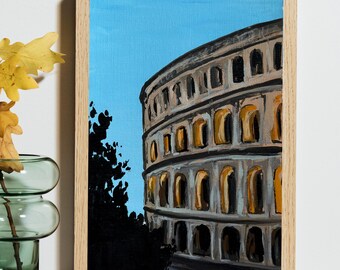 Rome Postcard, Colosseum, Fine Art Print, Wall Decor, Italy