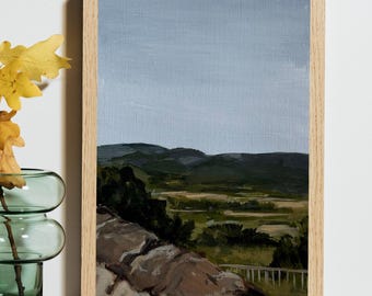 South of France Postcard, Lacoste, Provence, Fine Art Print, Wall Decor