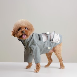 Reflective Rainproof Coat for Dogs with Pockets| Dog Raincoat | High-End Fashion for Dogs | Sizes S to 2XL
