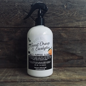 Natural All Purpose Cleaner with Essential Oils