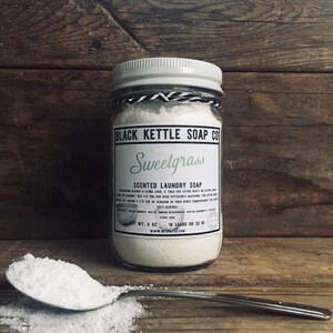 SWEETGRASS Mason Jar Laundry Soap