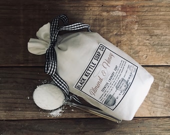 Waschmittel - ALMOND & HONEY - Kleiner Stoffbeutel