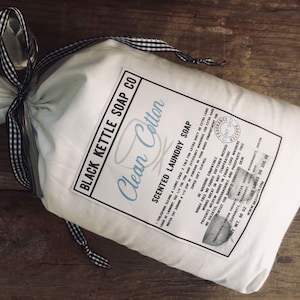 CLEAN COTTON Laundry Soap 5# Cloth Bag