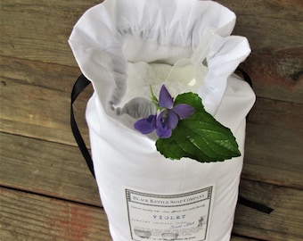 Laundry Soap - SWEET VIOLET- Small Cloth Bag