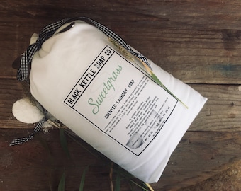 Waszeep SWEETGRASS - stoffen zak van 5 pound