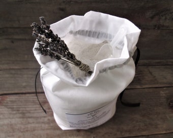 Waszeep - LAVENDER & VANILLA - stoffen zak van 5 pound, boraxvrij