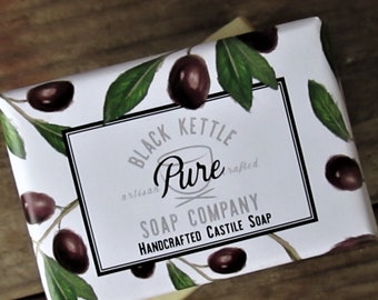 Pure and Natural CASTILE SOAP 100% Olive Oil Soap gentle for baby