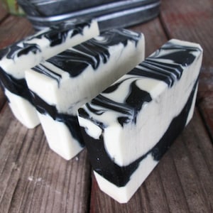 CHARCOAL soap with CLAY Palm Free Acne Fighting Soap, All Natural Soap, Facial Bar