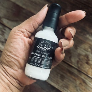 Unscented Body Lotion NAKED multiple sizes