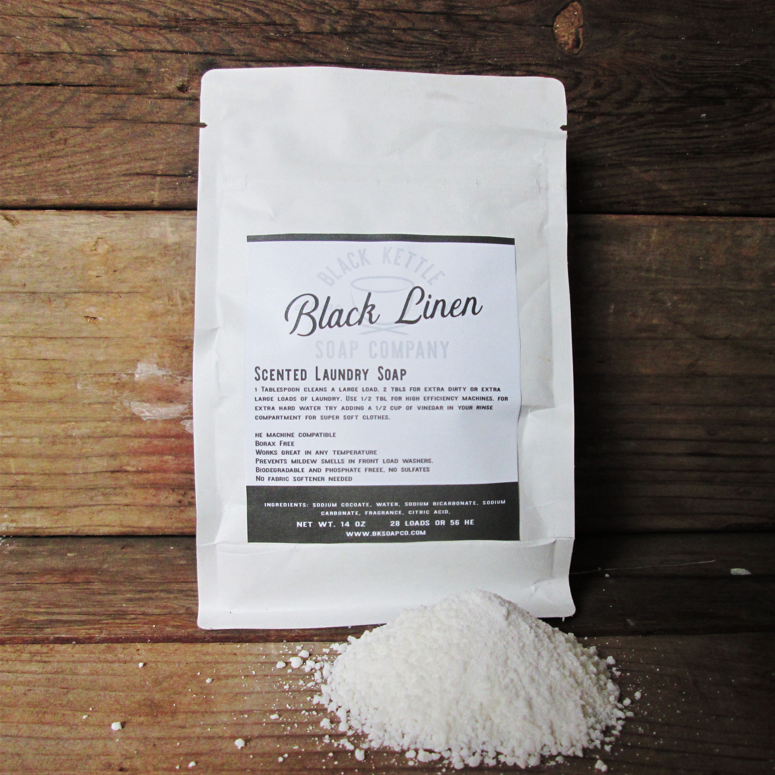 Savon à Lessive Black Linen - Petit Sac