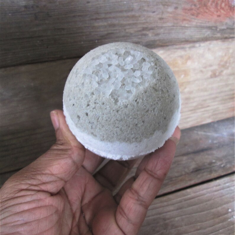 BLACK MUD Bath Bomb With Dead Sea Mud Etsy