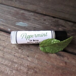 Lip Balm PEPPERMINT Lip Butter ... Black Kettle