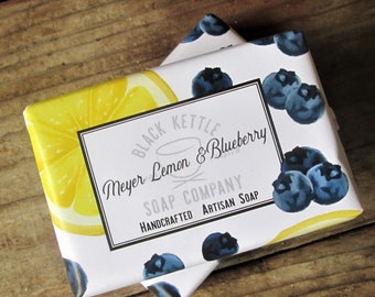 MEYER LEMON + BLUEBERRY Soap