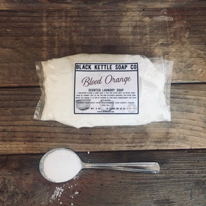 BLOOD ORANGE Laundry Soap jar refill