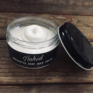 Unscented Goat Milk Body Cream No fragrance added