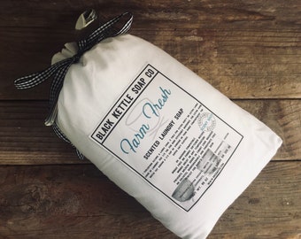 Laundry Soap - FARM FRESH - 5 pound cloth bag, Borax Free