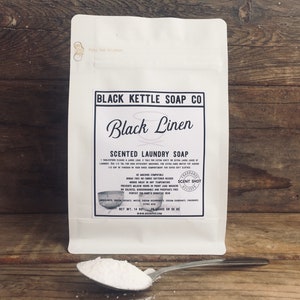 Laundry Soap BLACK LINEN- Small Bag