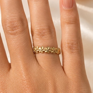Flower Ring by Island Goddess Jewelry - Plumeria Ring - Nature lovers - Stackable Ring