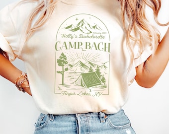 Custom Camp Bachelorette SVG PNG, Personalized Hiking Bridal Party, Mountain Bride Shirts Design, Camp Themed Bach Party, Girls trip Clipart