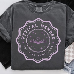 Hot Girl Book Club Bow SVG PNG, Book Lover PNG, Varsity Sublimation, Cute Trendy Aesthetic Bookish Svg Png Design, Reading Enthusiast Png