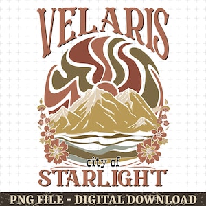 Velaris City Of Starlight ACOTAR Png, City of Starlight png, Book lover png, The Night Court Png, Court of Dreams, Acotar Digital png